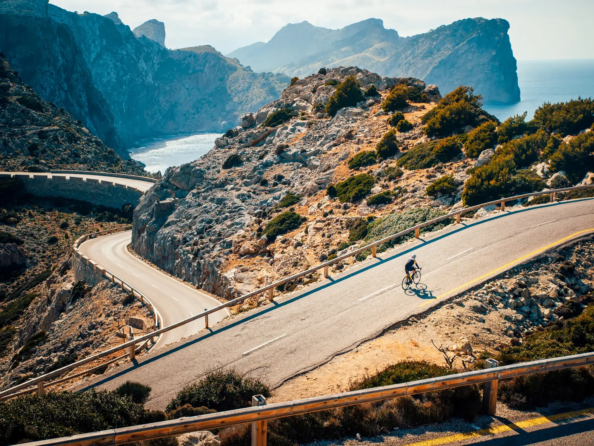 cyclist in spain